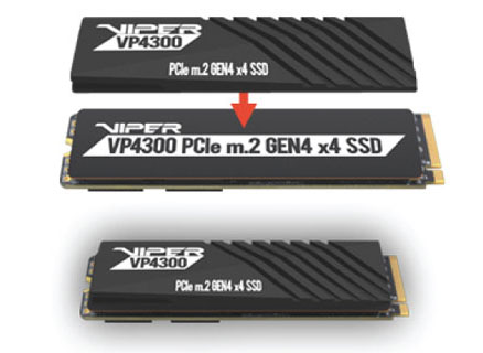 Patriot Viper VP4300 M.2 2280 2TB PCIe Gen4 x4 NVMe Internal Solid